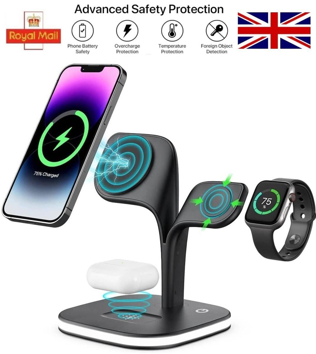 3-in-1 Fast Wireless Charger شاحن لاسلكي سريع