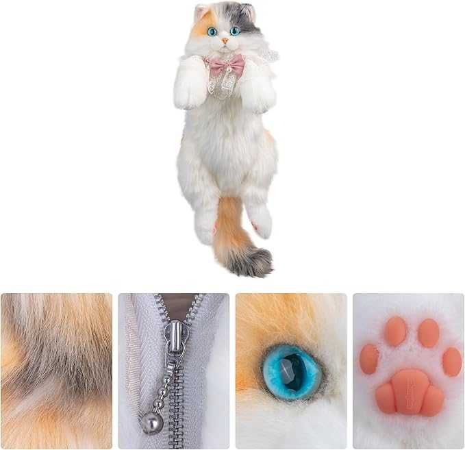 Stuffed Cat Plush Backpack | حقيبة ظهر قطيفة على شكل قطة | Cute Cat Backpack for Kids &amp; Cat Lovers