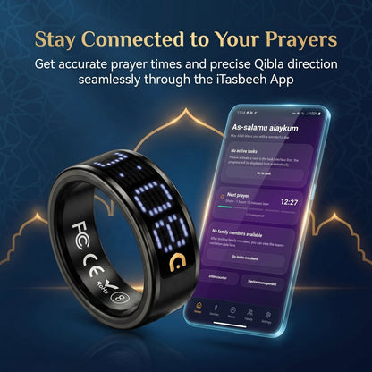 iTasbeeh Salam SQ666 Smart Zikr & Health Tracking Ring